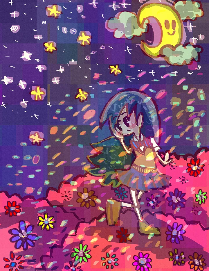 「イロドリと踊るココロ咲く花畑で」