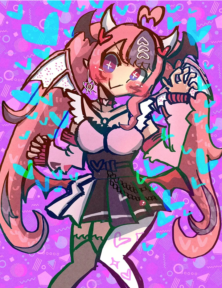 「Vチューバー：アイアンマウス」※ファンアート