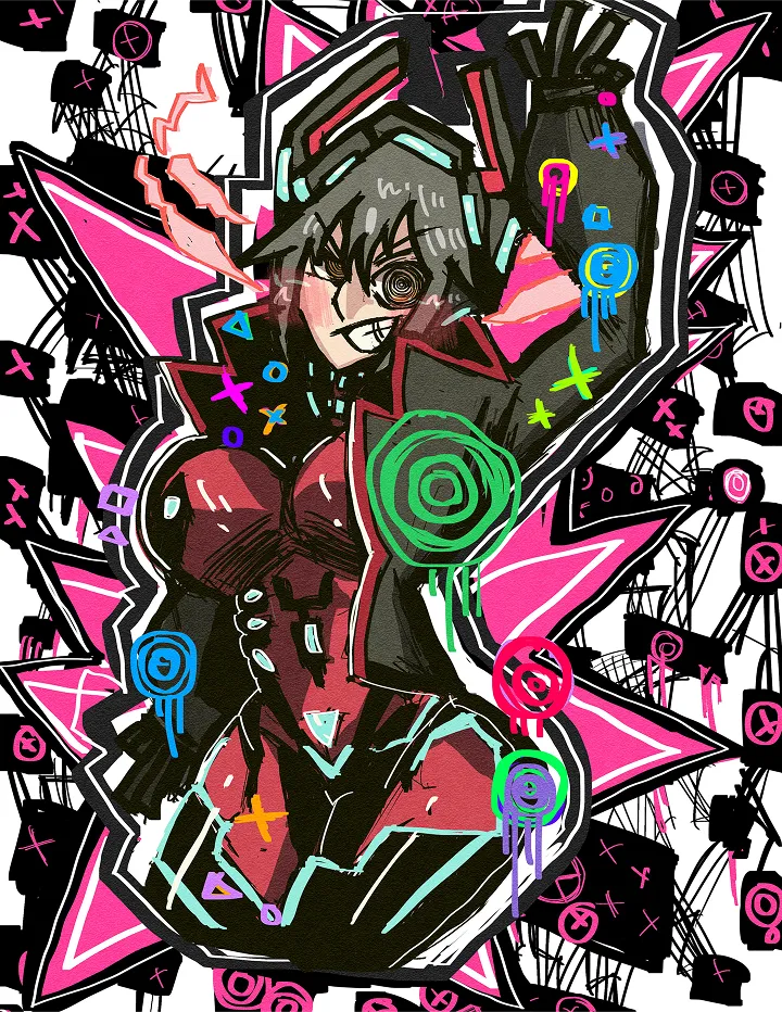 「Vチューバー：ゼントレヤ」※ファンアート